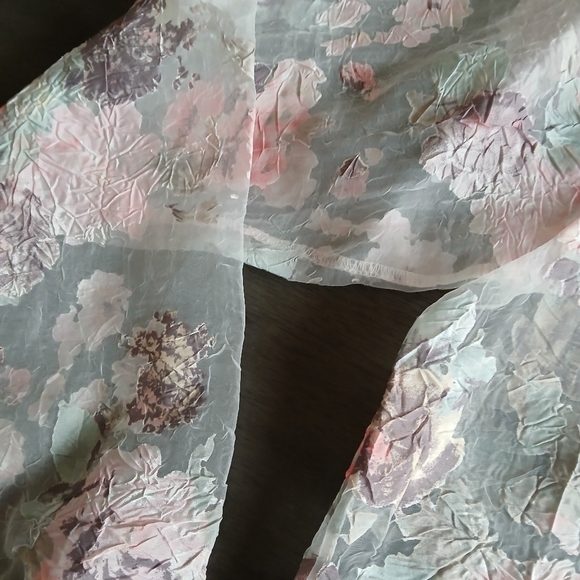 Anthropologie Sheer floral Jacket. A must see!! NWOT Small - Picture 3 of 4